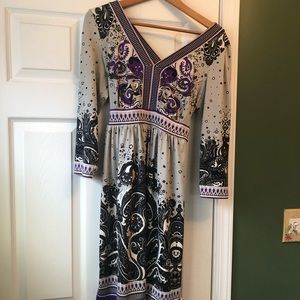 3/4 sleeve dress by ECI